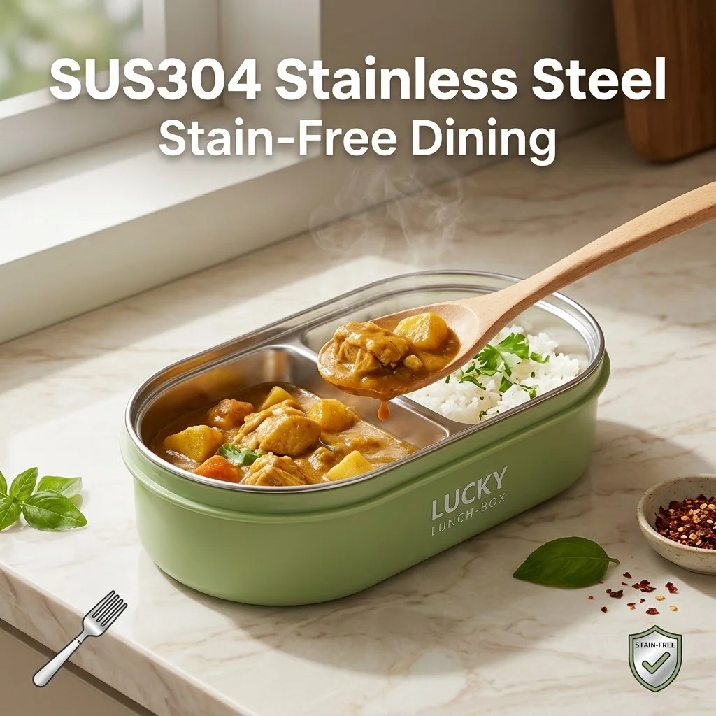 304 Stainless Steel Thermal Be - огляд і ціна Food Storage With Dividers