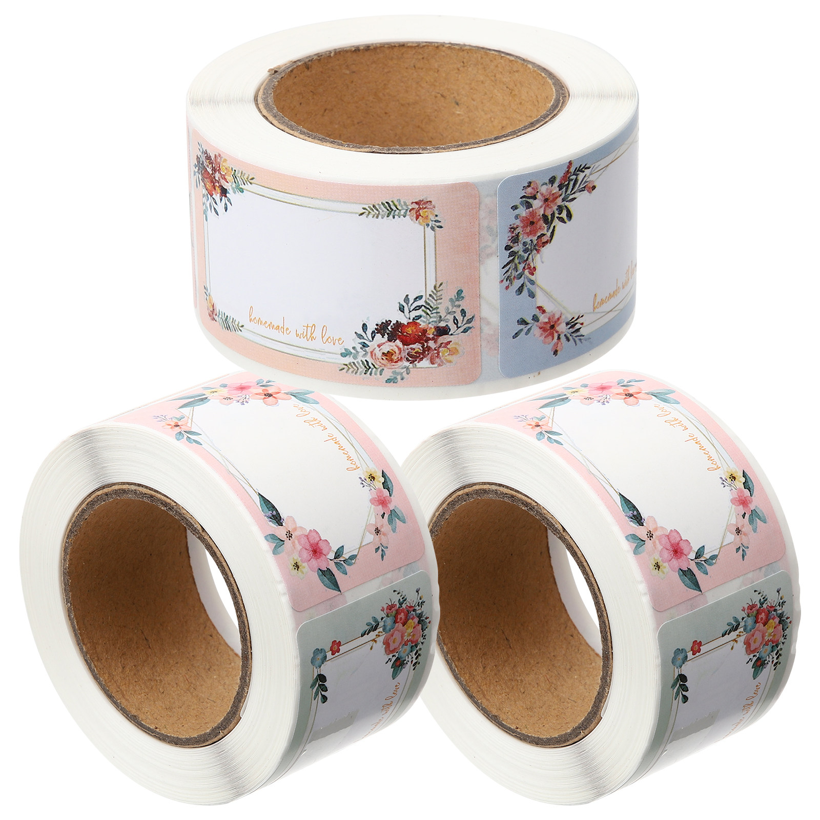 3 Rolls Blank Name Sticker Lab - огляд і ціна Food Storage Labels