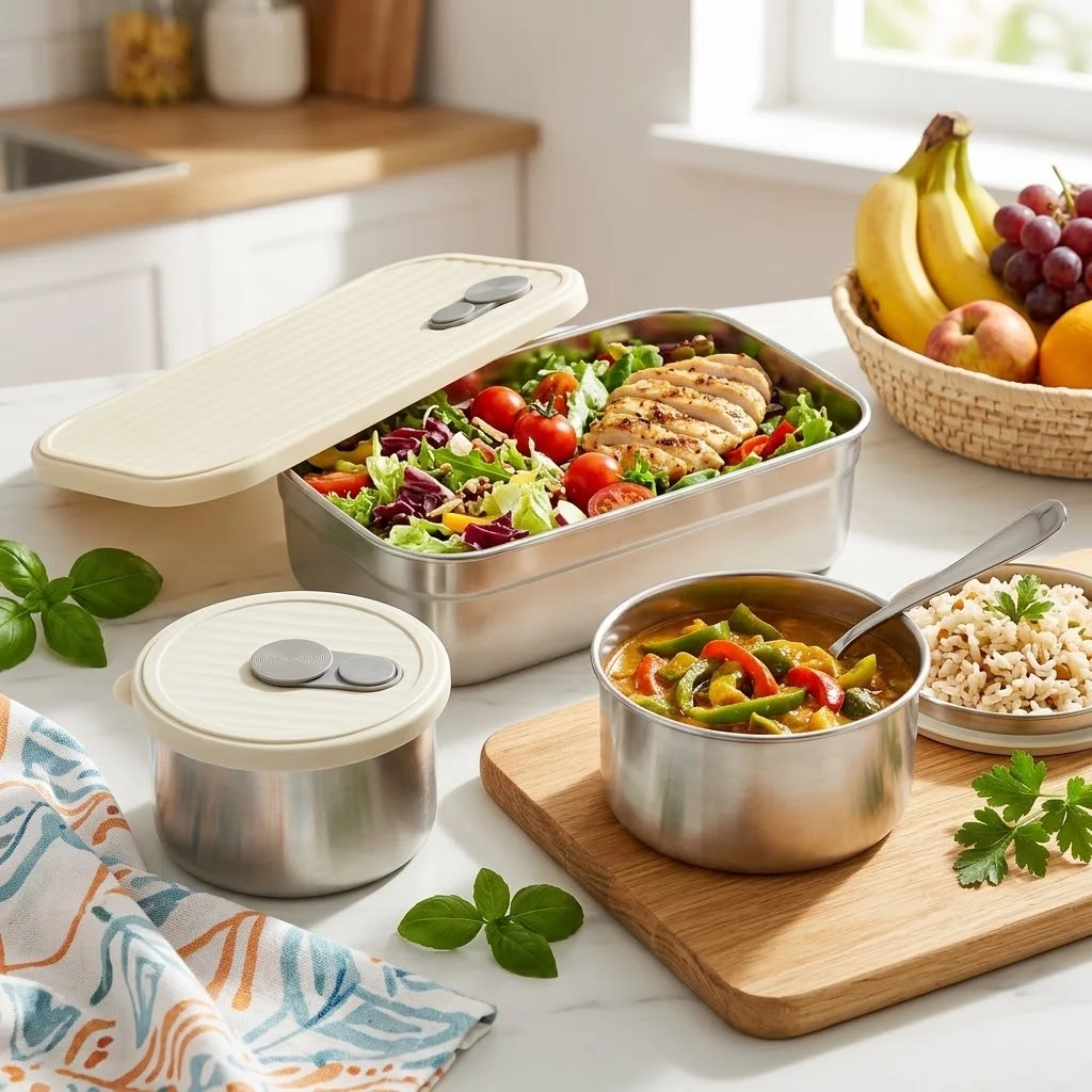 304 Stainless Steel Lunch Box  - огляд і ціна Food Storage Oven Safe