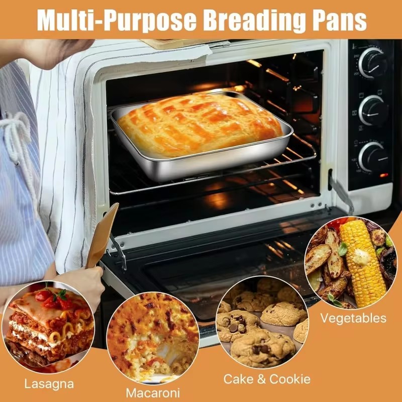 3-Piece Stainless Steel Food C - огляд і ціна Food Storage Meals