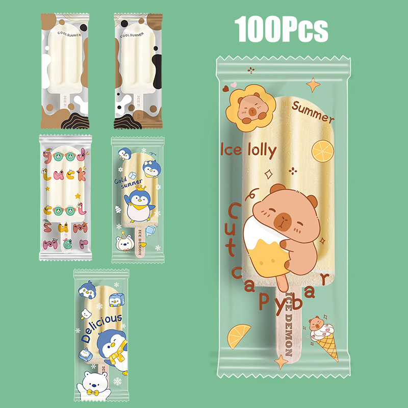 ~100Pcs Cute Cartoon Food Grad - огляд і ціна Food Storage Bag