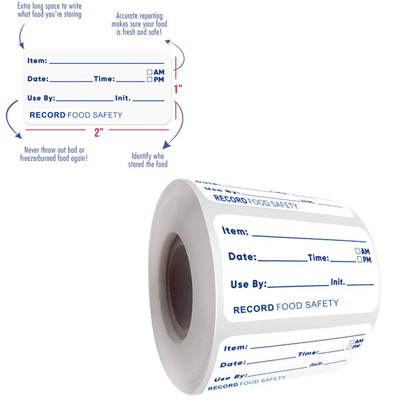 500Pcs/roll Kitchen Stickers S - огляд і ціна Food Storage Labels